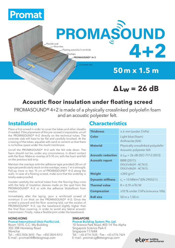 Documentation - Promat Hong Kong