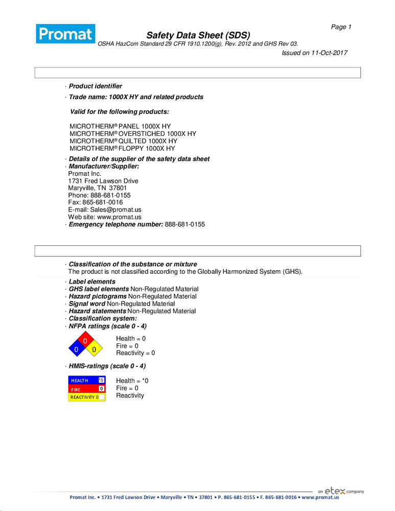 Documentation - Promat