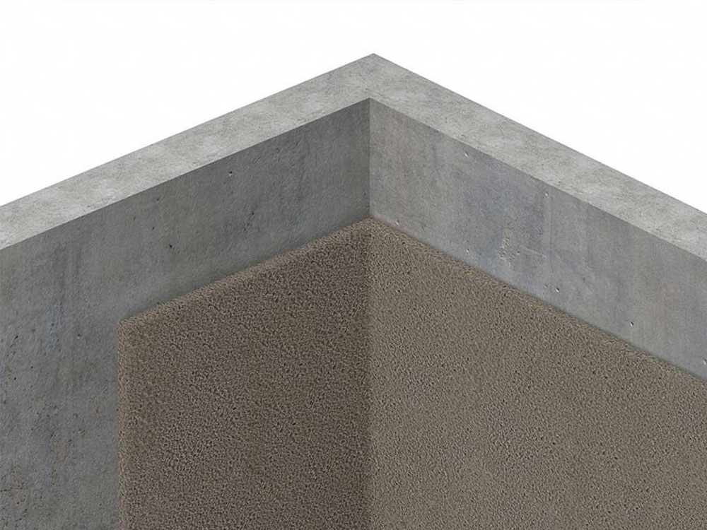 Concrete wall upgraded to FRL 240/240/240 with CAFCO® 300 sprayed ...