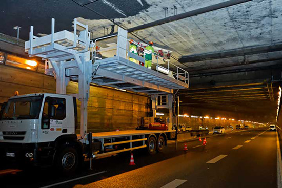 Tunnel de l'A14, Nanterre, France