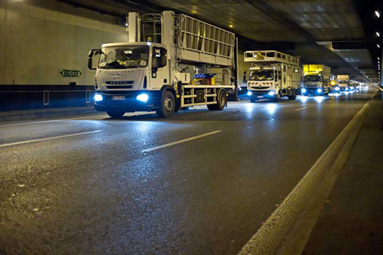 Tunnel de l'A14, Nanterre, France