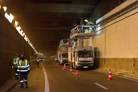 Tunnel de l'A14, Nanterre, France
