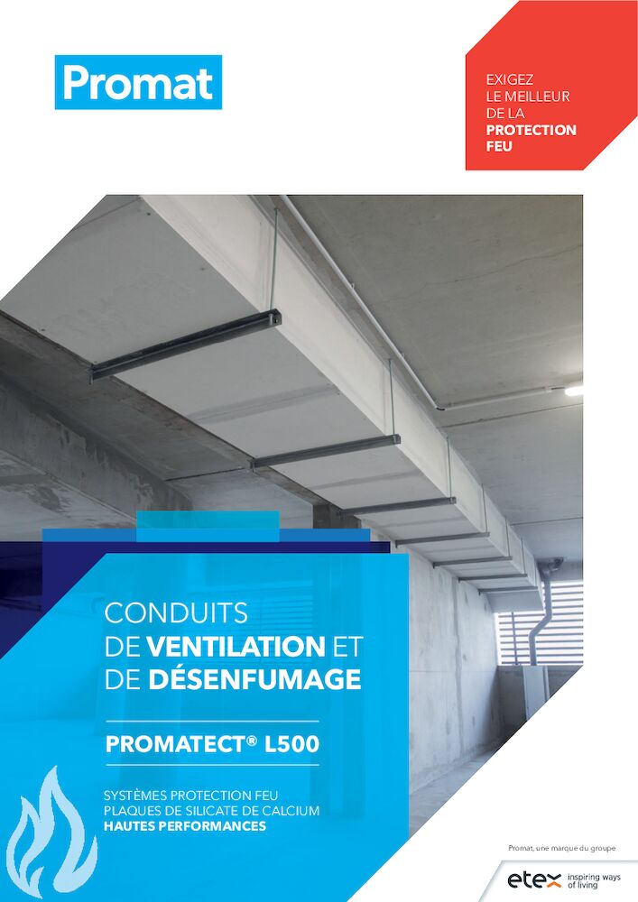 Promatect® L500 - Conduits de ventilation et de désenfumage