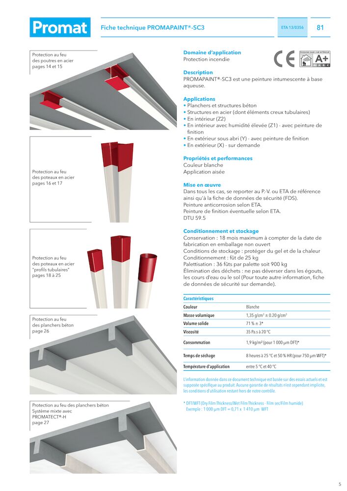 Fiche produit - PROMAPAINT®-SC3