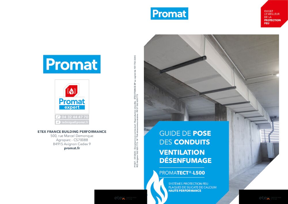 Guide de mise en œuvre – Conduits de ventilation et de désenfumage