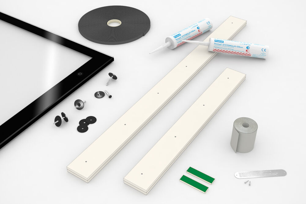Montageset für Promat®-Glaselement F1-30 SMARTLINE