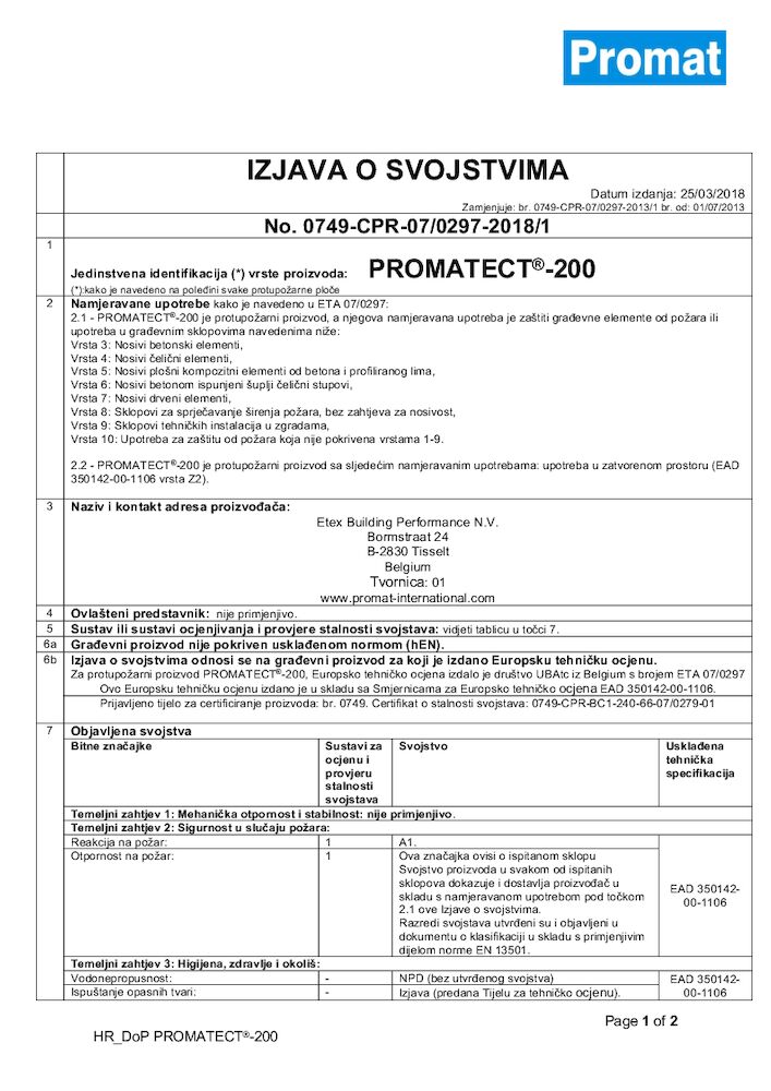 PROMATECT®-200