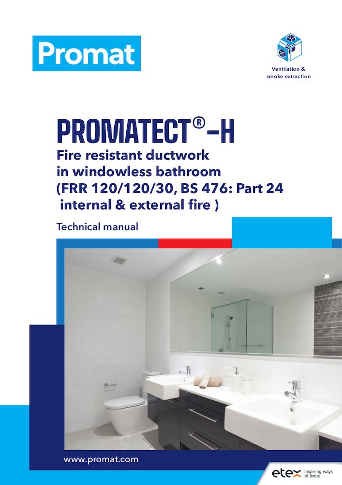 PROMATECT®-H Fire Resistant Ductwork In Windowless Bathroom Technical Manual