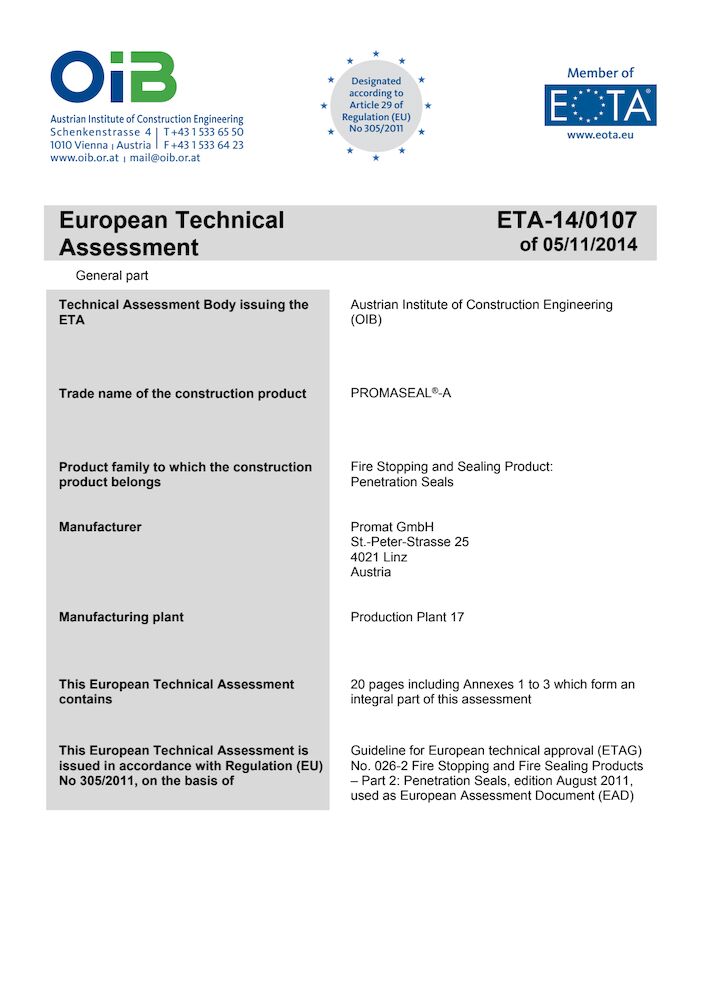 ETA-14-0107_PROMASEAL-A (Seal)