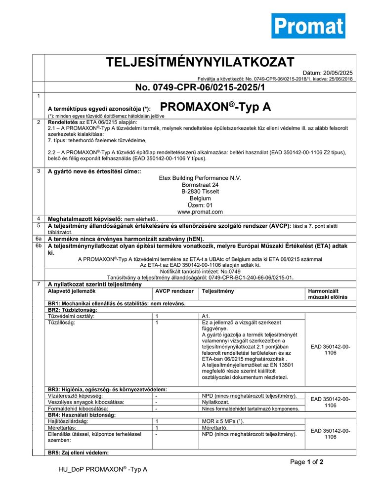 PROMAXON®-Typ A