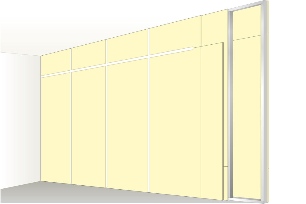 Cloison PROMATECT®-100 - Type 98/48 - EI 120 - Sans isolation