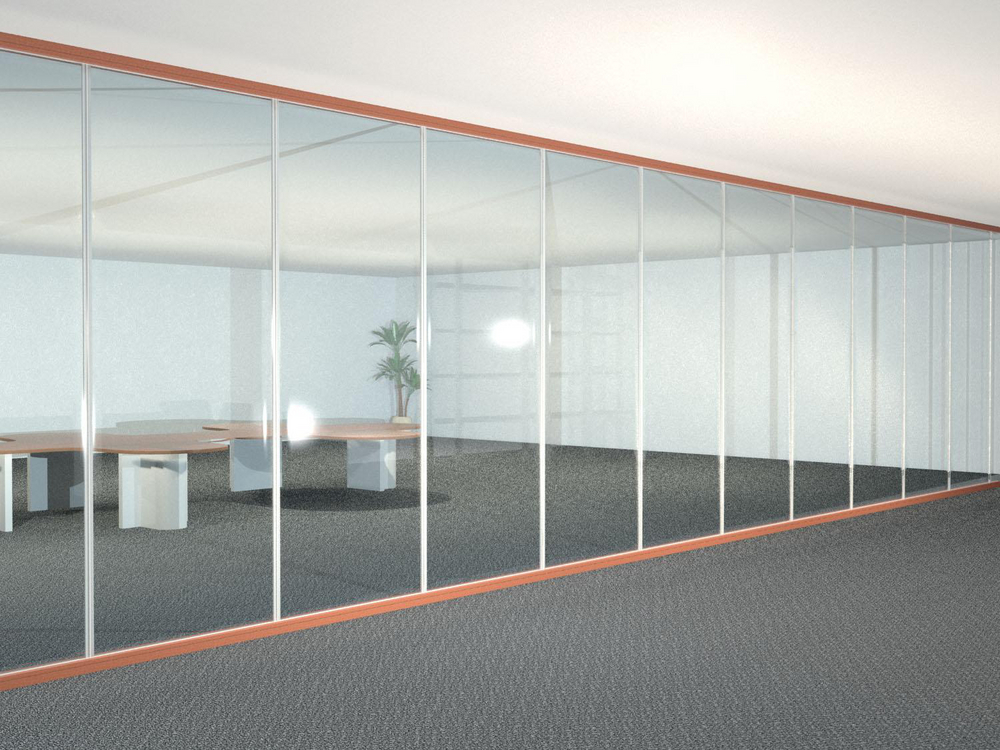Raccordement sur cloison légère - Promat®-SYSTEMGLAS F1-30 - EI 60 ...
