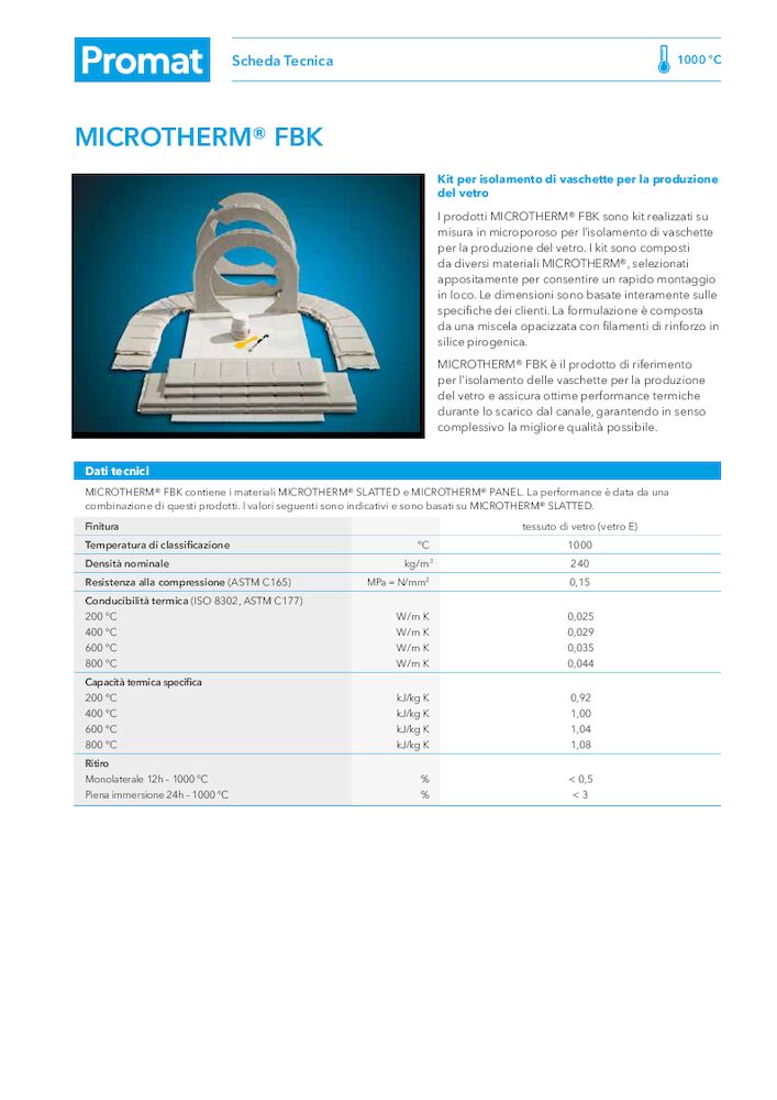 MICROTHERM®-FBK TDS IT