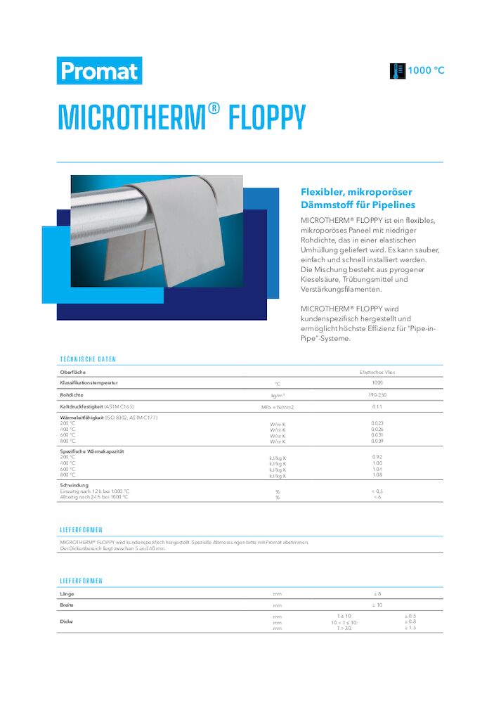 MICROTHERM®-FLOPPY TDS DE