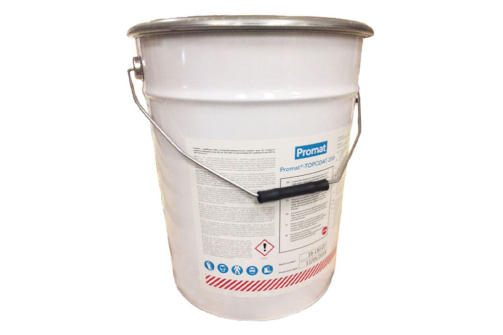 PROMAT® TOPCOAT 200 single pack, polymeer op waterbasis voor gebruik als waterdamp doorlatende topcoat