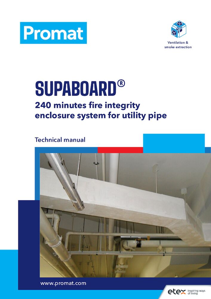 SUPABOARD® Enclosure System for Utility Pipe Technical Manual