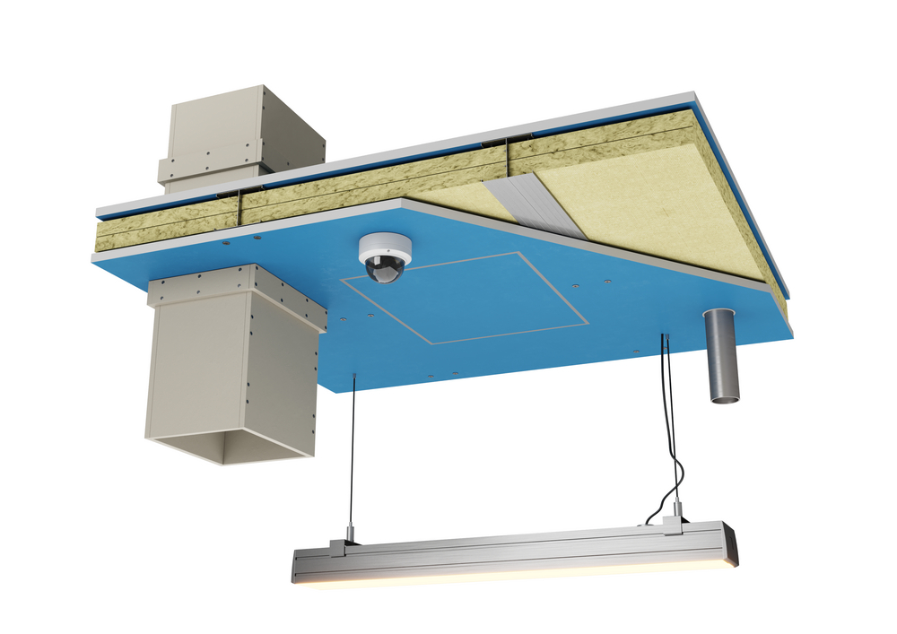 Soffitto autoportante EI 120 - PROMATECT®-100X - 
1+1 sp. 12 mm