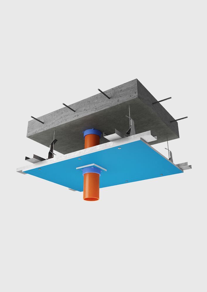 Riqualifica di solaio in calcestruzzo armato piano fino a REI 120 - PROMATECT®-100X 