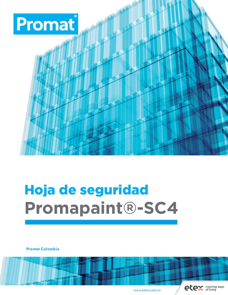 Ficha de Seguridad Promapaint SC4