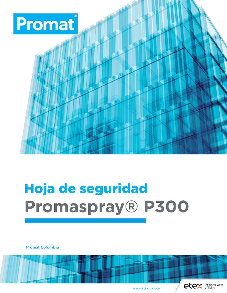 Ficha de Seguridad Promaspray P300
