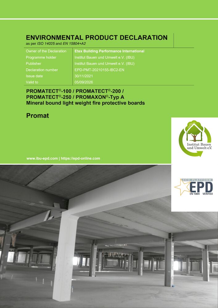 EPD PROMATECT®-100-200-250