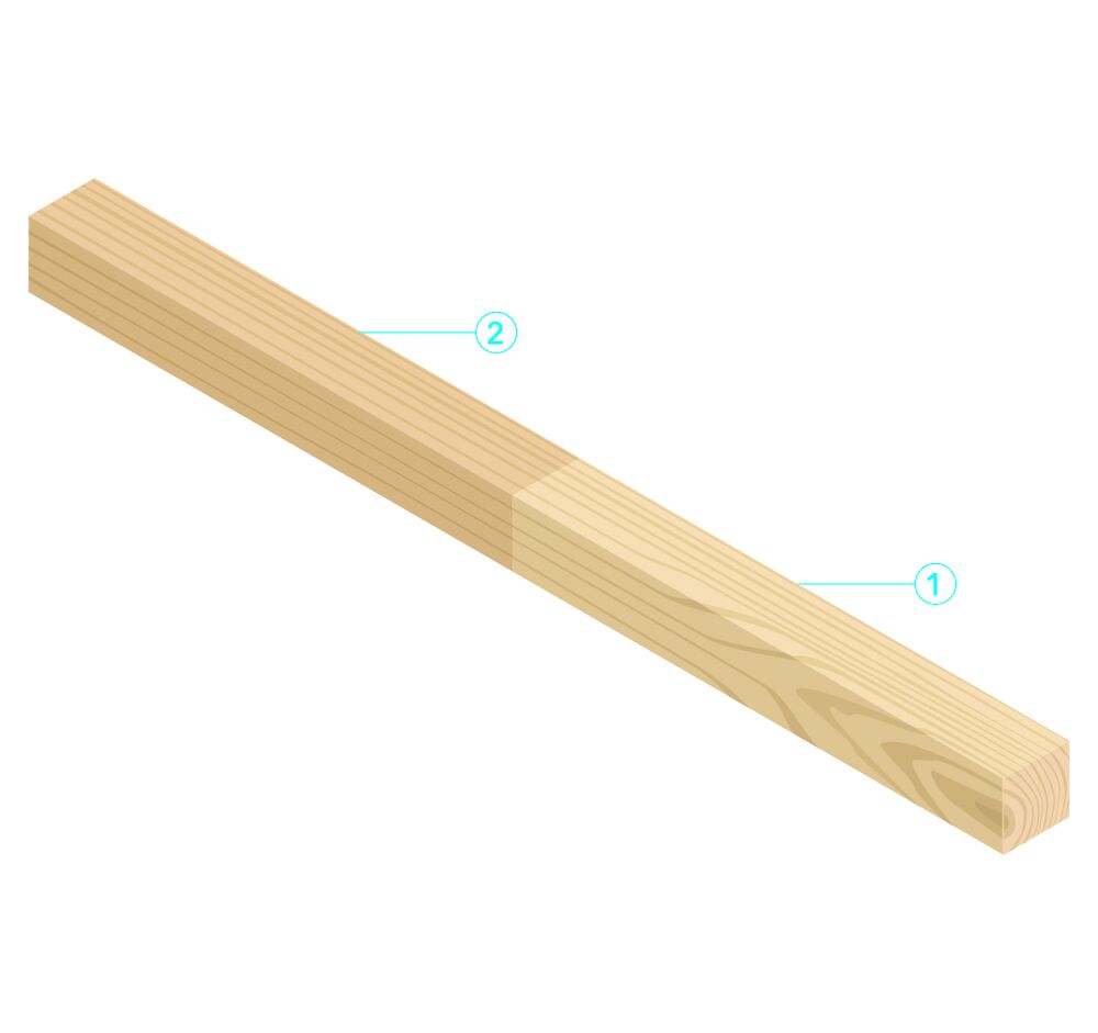 Houten ligger beschermd met PROMADUR<sup>®</sup> - R60