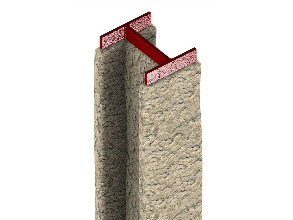 FRL 60/-/-  Coating to steel column with CAFCO® 300