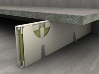 60 minutes cavity barrier within floor void PROMINA-60