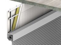 240 minutes smoke and fire barrier above roller shutter door PROMATECT-H