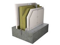 240 minutes fire rated steel stud partition EN SUPALUX