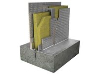 120 minutes fire rated steel stud partition EN DURASTEEL