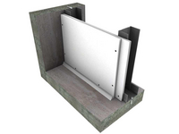 120 minutes fire rated shaft wall partition EN PROMATECT-100