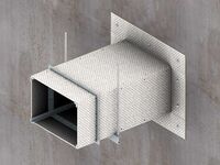 240 minutes fire rated steel duct cladding system integrity only PROMATECT-S
