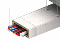 120 minutes fire rated mechanical and electrical building services enclosure protection SUPALUX