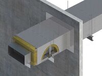 240 minutes fire rated steel duct cladding system PROMATECT-S