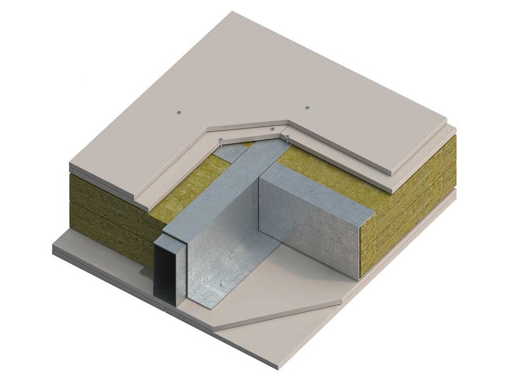 240 minutes fire rated Membrane Ceiling - Type 1 - PROMATECT®-H