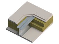 240 minutes fire rated membrane ceiling SUPALUX