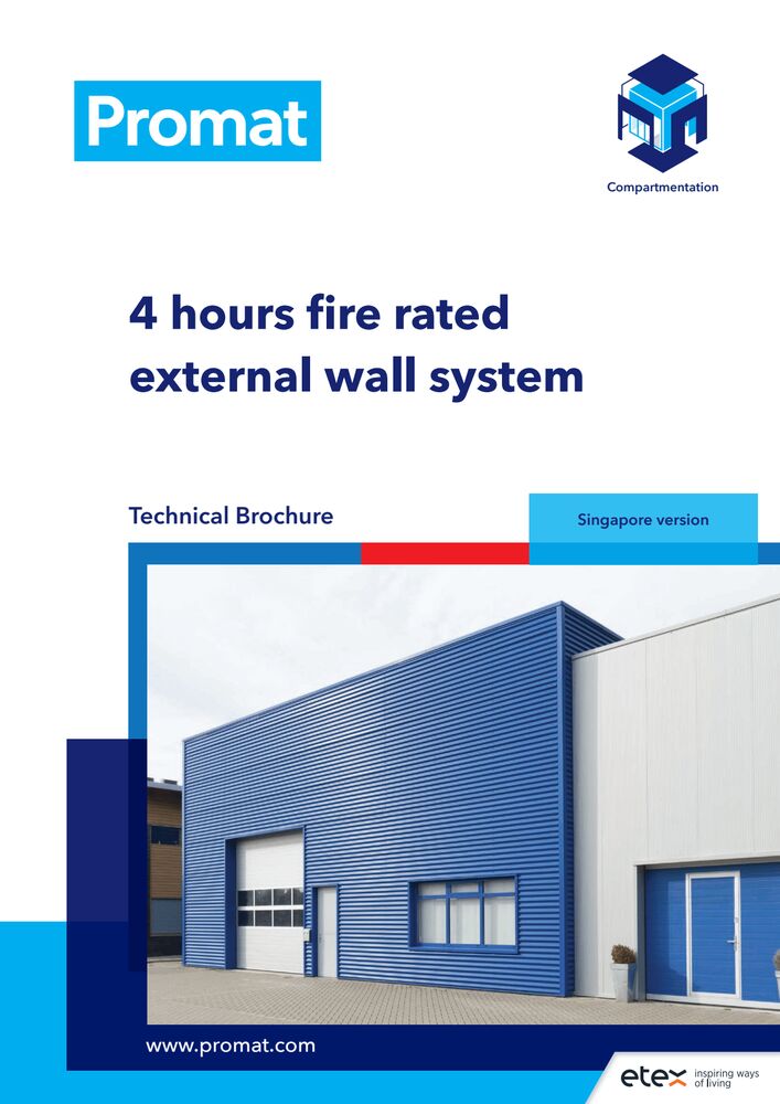 4 Hours Fire Rated External Wall System - Technical Brochure