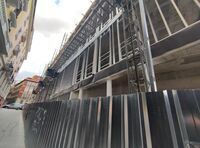 Cerramiento de fachada con Hydropanel en Hotel en Ópera