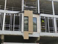 Cerramiento de fachada con Hydropanel en Hotel en Ópera
