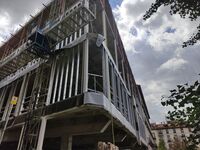 Cerramiento de fachada con Hydropanel en Hotel en Ópera