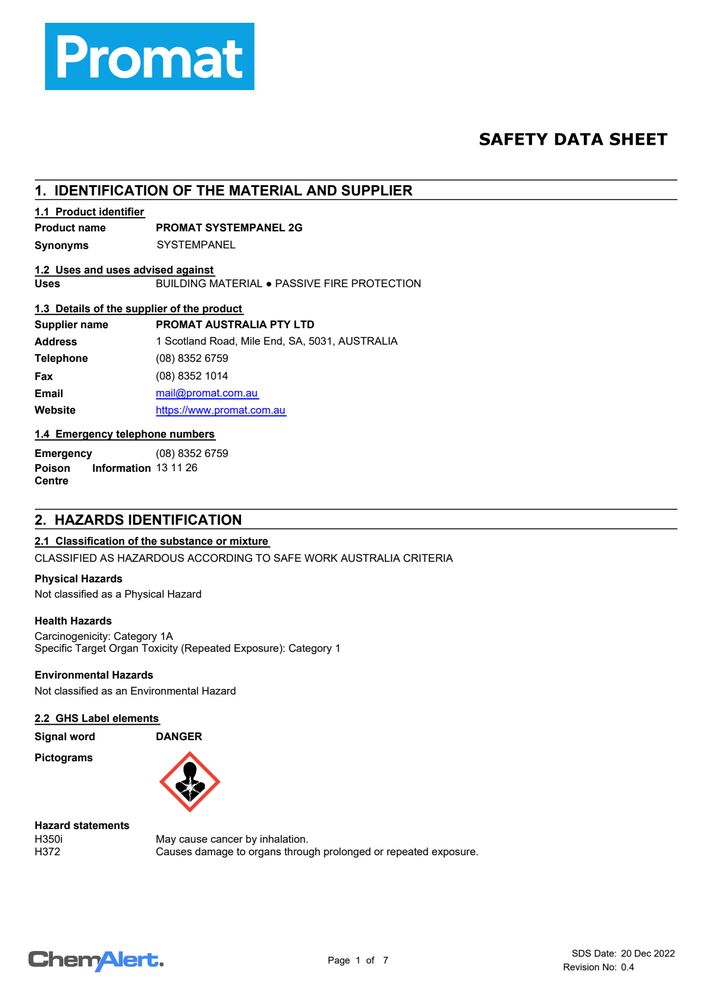 SYSTEMPANEL 2G SDS