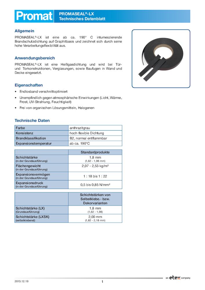 PROMASEAL®-LX und PROMASEAL®-LXP